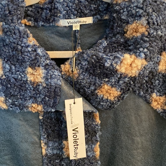 Violet ruby jacket size L - Picture 3 of 9